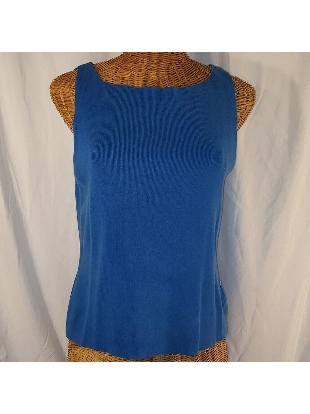 Pierre Cardin Women's Blue Long Sleeve Button Down Cardigan Sweater Set - M